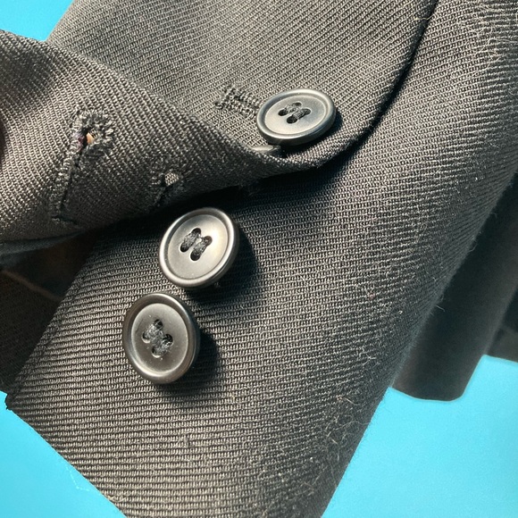 Black double-breasted wool jacket. Uniqlo X Carine Roitfeld (Paris) - XS - Picture 5 of 5